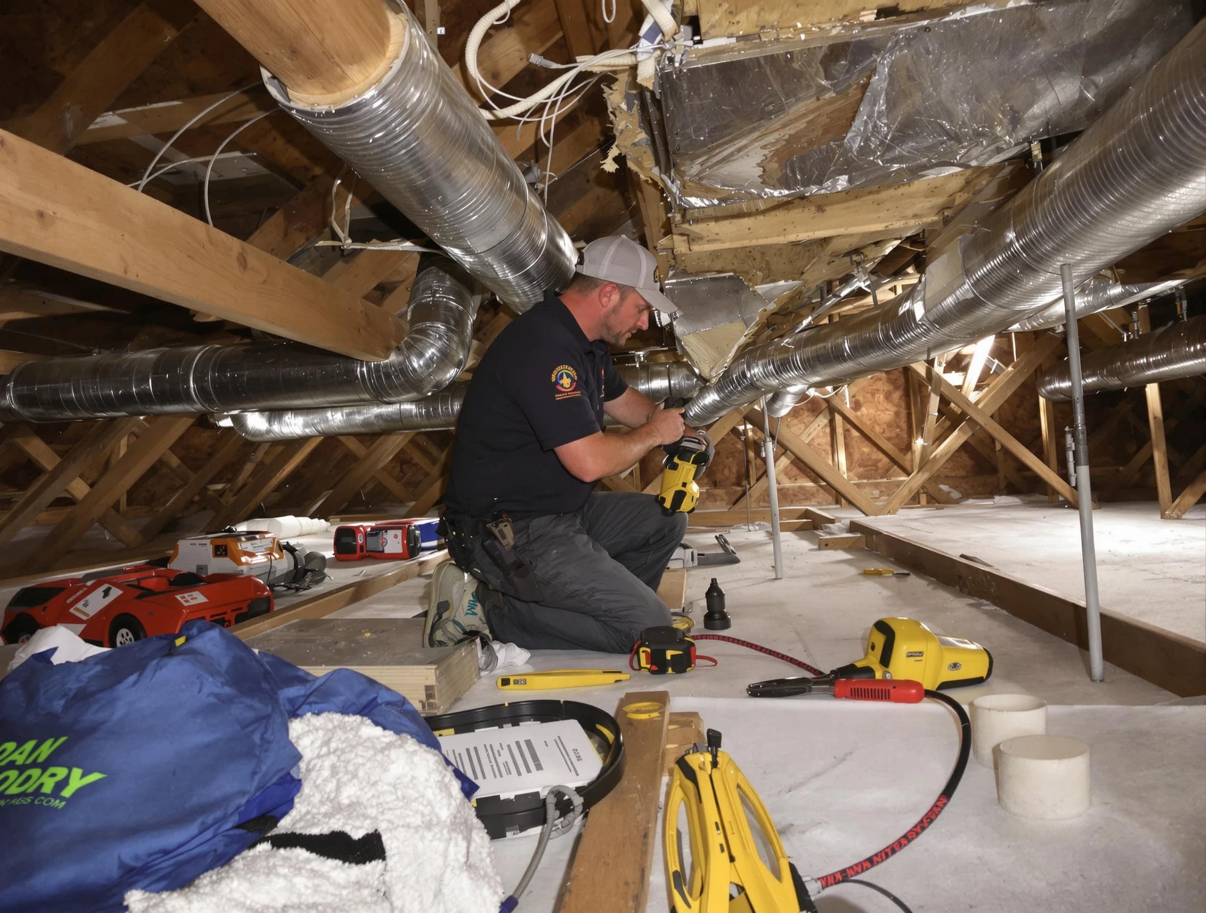 Professional air duct repair by Melrose Air Duct Cleaning in Melrose