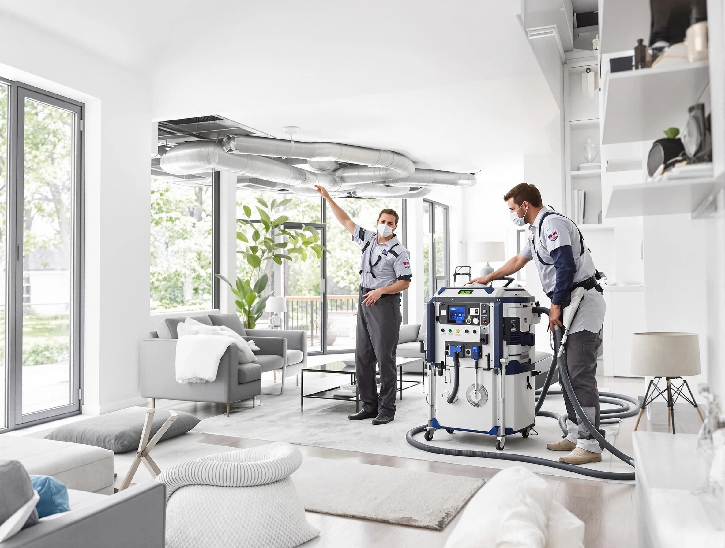 Melrose Air Duct Cleaning professional conducting pure air duct cleaning with state-of-the-art equipment in Melrose