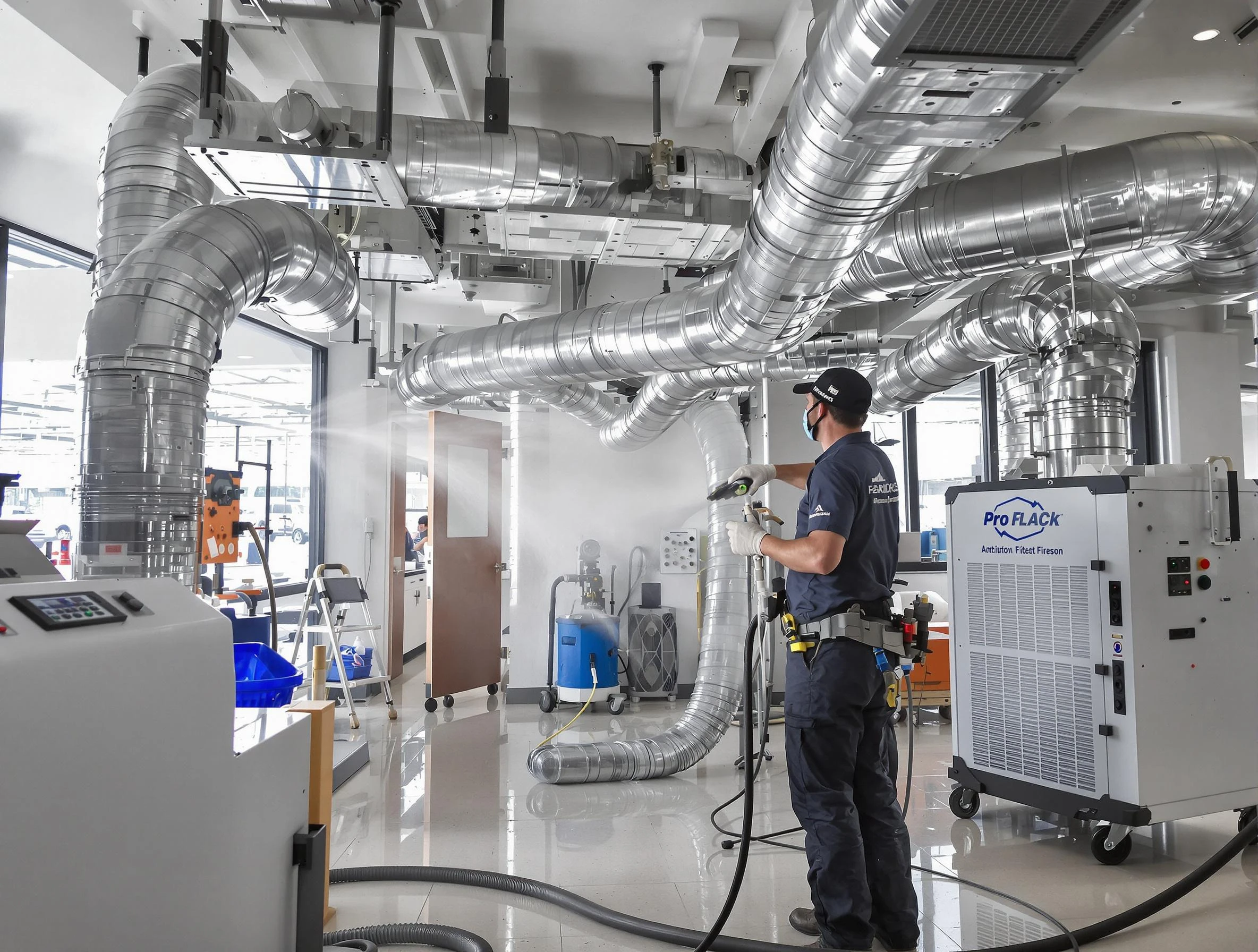 Negative Pressure Air Duct Cleaning in Melrose