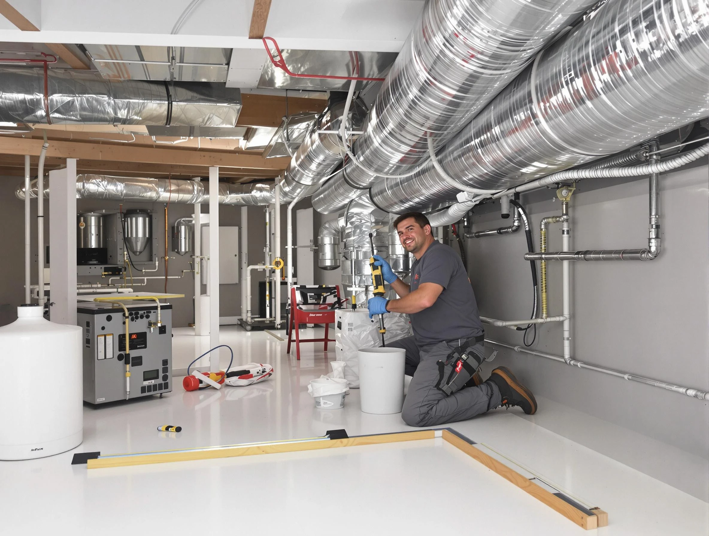 Professional duct sealing service by Melrose Air Duct Cleaning in Melrose