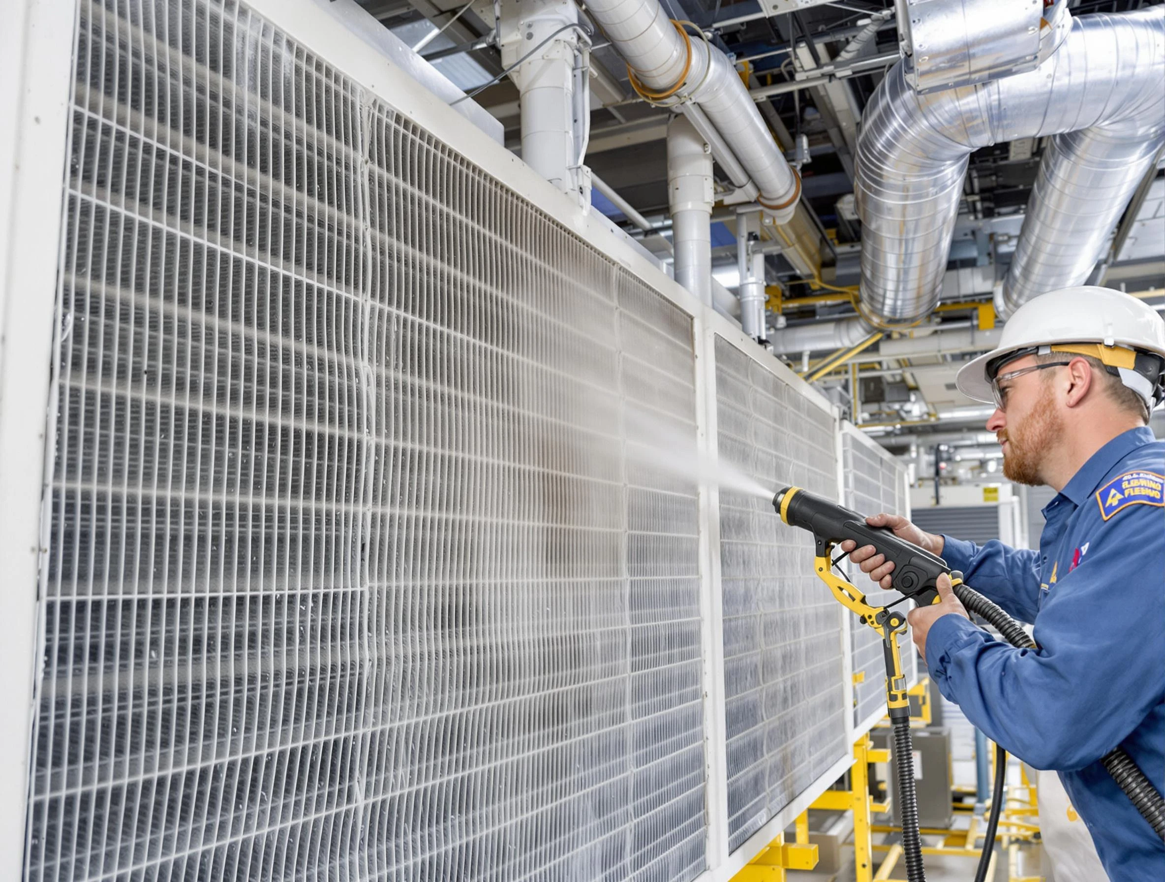 Professional commercial coil cleaning by Melrose Air Duct Cleaning in Melrose