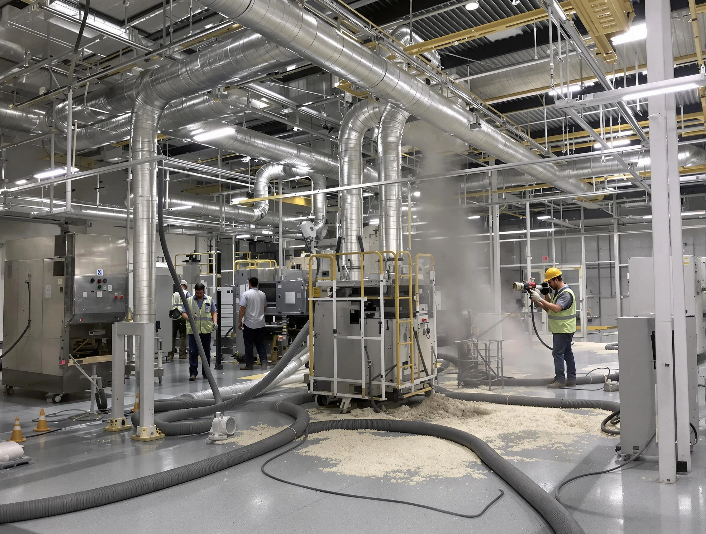 Heavy-duty industrial duct cleaning by Melrose Air Duct Cleaning in Melrose